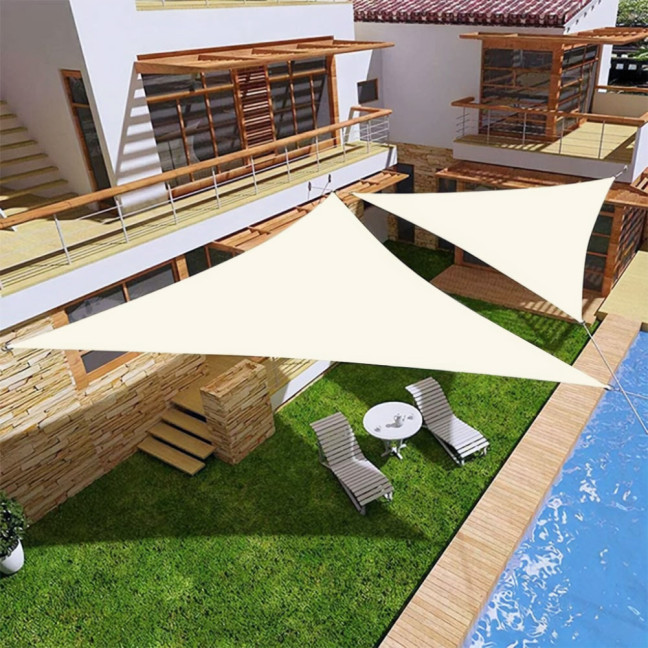ModernHome Waterproof Sun Shade Sail 5x5x5m | Garden furniture, relaxation, modern style