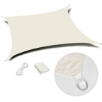 MultiGarden Waterproof Rectangular Sun Shade Sail 2x3m Beige | Garden furniture, relaxation, modern style