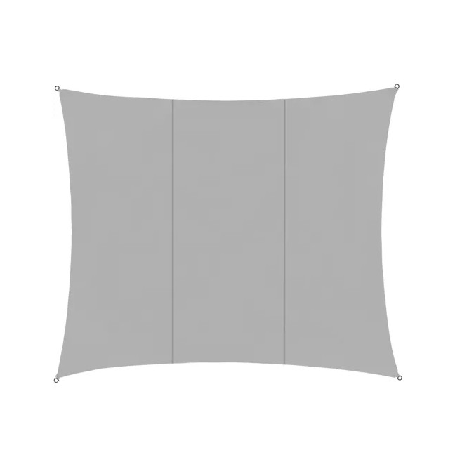 Shade sail 4x3m - grey Gardlov 23143 for gardens & terrace