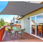 Shade sail 4x3m - grey Gardlov 23143 for gardens & terrace