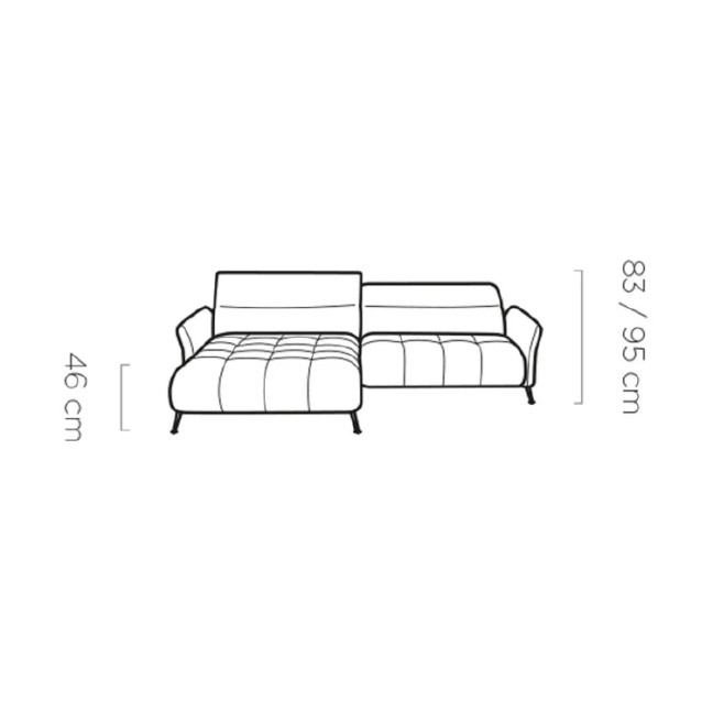 Cavani Corner Sofa - With Electric Seat Extension
