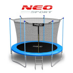 Garden trampoline 6ft/183cm with indoor net and ladder