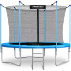 Garden trampoline 8ft/252cm with indoor net and ladder