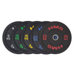 Olympic Plate Stainless Steel Covered with Rubber Bumper 5-25 KG