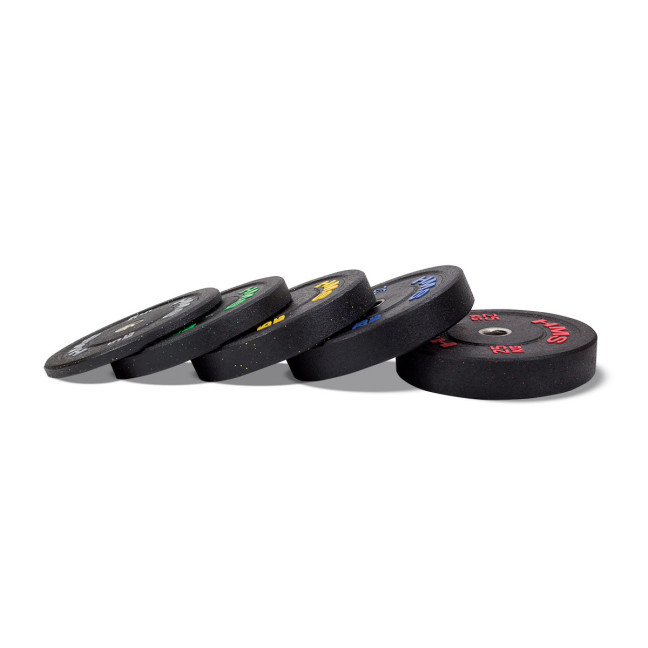 Olympic Plate Stainless Steel Covered with Rubber Bumper 5-25 KG