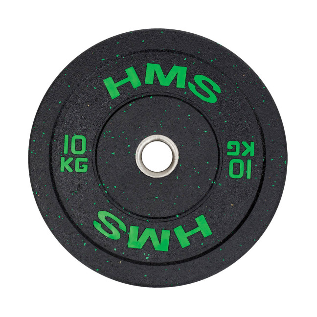 Olympic Plate Stainless Steel Covered with Rubber Bumper 5-25 KG