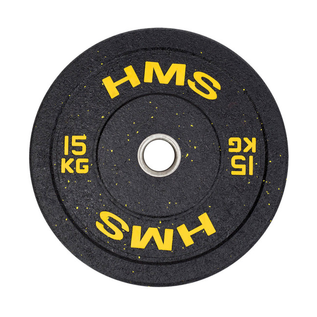 Olympic Plate Stainless Steel Covered with Rubber Bumper 5-25 KG