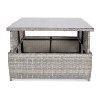 MALAGA Folding Rattan Garden Table | Rattan garden furniture, patio set, garden relaxation