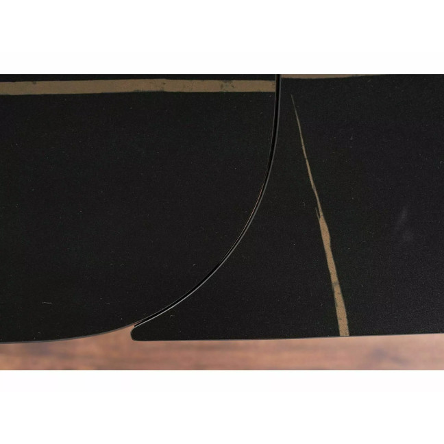 Infinity Ceramic Black Azario table