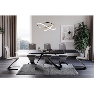 Diuna Ceramic table by Ossido Bruno