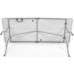 Folding catering table, length 240 cm - white