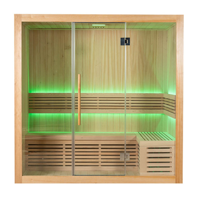MO-SS2014H Dry sauna with HARVIA 6 kW heater | Scandinavian Style | Luxury Relaxation