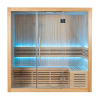 MO-SS2014H Dry sauna with HARVIA 6 kW heater | Scandinavian Style | Luxury Relaxation