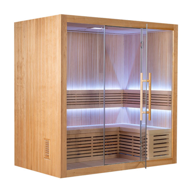 MO-SS2014H Dry sauna with HARVIA 6 kW heater | Scandinavian Style | Luxury Relaxation