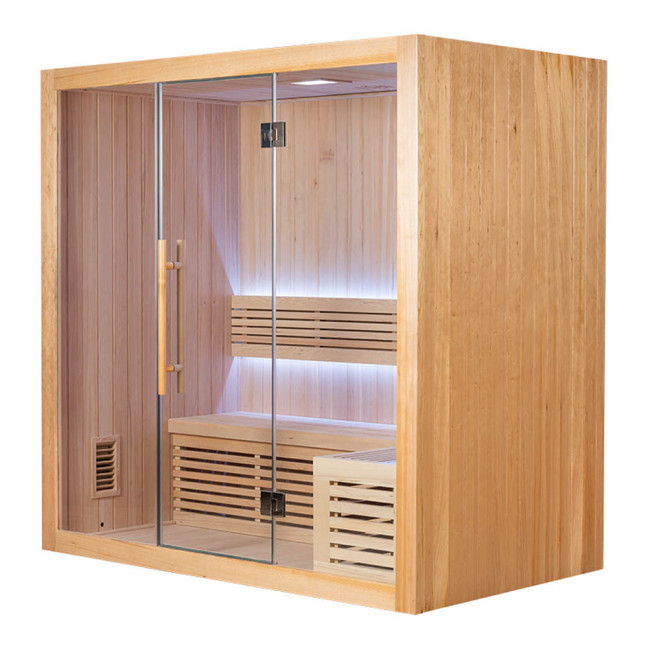 MO-SS2014H Dry sauna with HARVIA 6 kW heater | Scandinavian Style | Luxury Relaxation