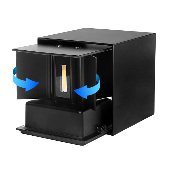Wall lamp 6W 4000K black A6(HJK)