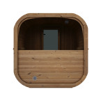 Icon 220 XL Garden Sauna for 4 people / Electric or Wood Burning Heater Harvia / High Quality Heat Treated Scandinavian Spruce