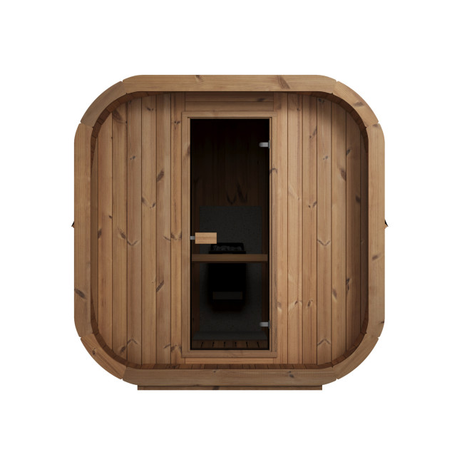 Icon 220 XL Garden Sauna for 4 people / Electric or Wood Burning Heater Harvia / High Quality Heat Treated Scandinavian Spruce
