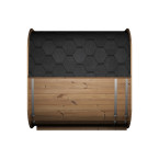 Icon 220 XL Garden Sauna for 4 people / Electric or Wood Burning Heater Harvia / High Quality Heat Treated Scandinavian Spruce