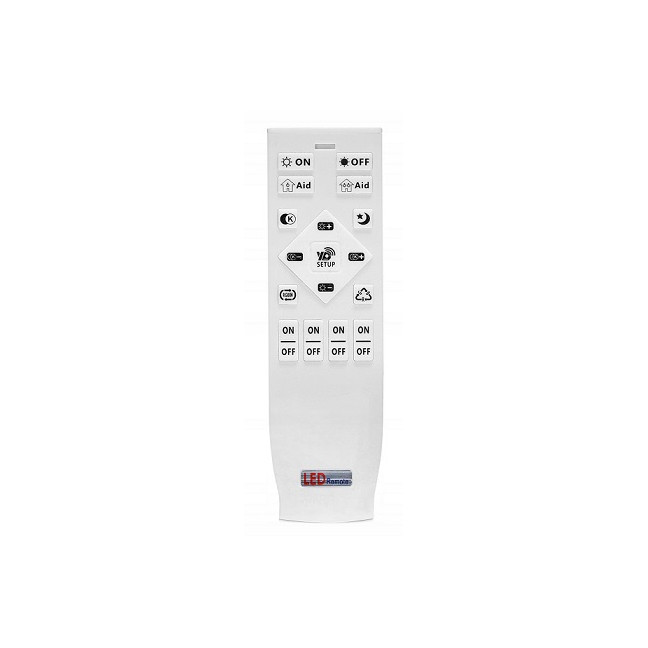 LAMPA DZIECIĘCA LED SUFIT BIAŁE CHMURKI 58W + PILOT DL-I03