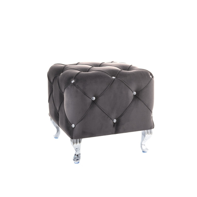 Elsa Velvet Sofa -Grey