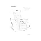Adjustable Kronos Chair - Dark Beige