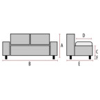 Neptun M Buffalo Armchair with Massage Function - Olive