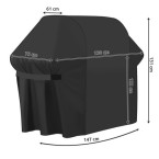 Cover for garden grill 147x61x122cm