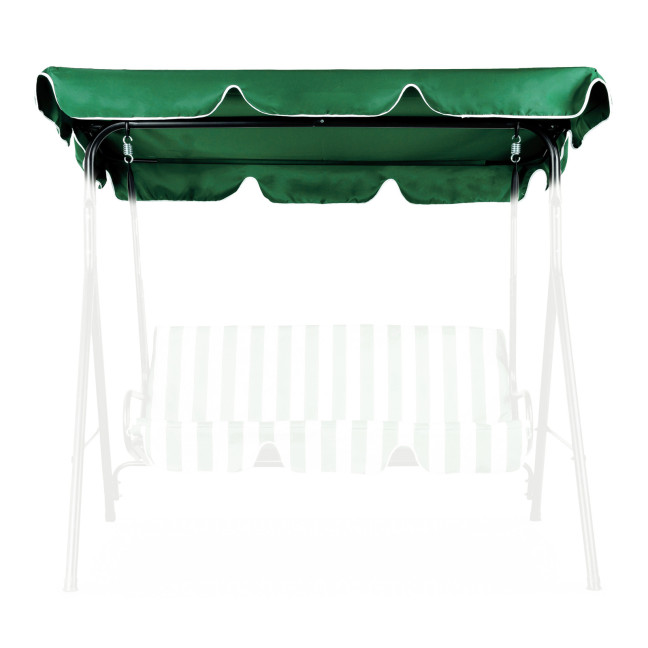 ModernHome Waterproof Swing Canopy 210 x 145 cm Green | Garden furniture, relaxation, modern style