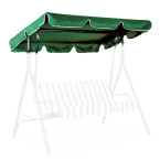 ModernHome Waterproof Swing Canopy 210 x 145 cm Green | Garden furniture, relaxation, modern style