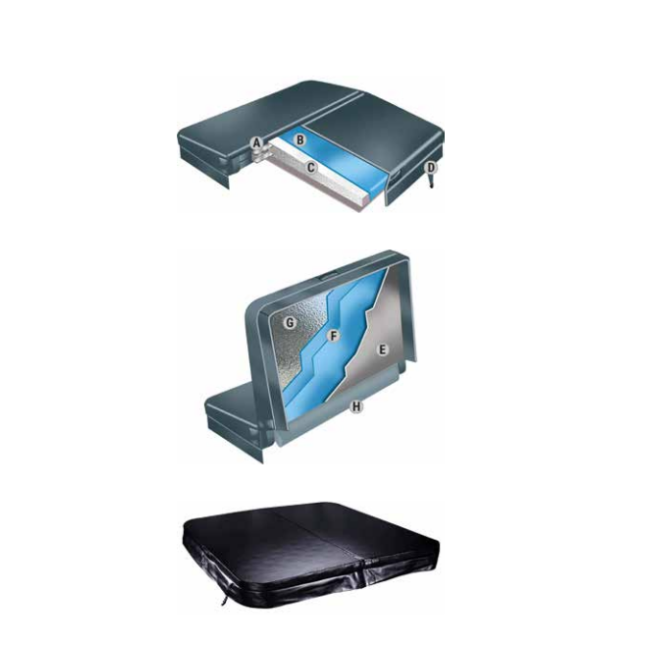 Dimension Cover - Innovative Thermal Cover for Spa Baths Guaranteeing Maximum Insulation and Energy Savings