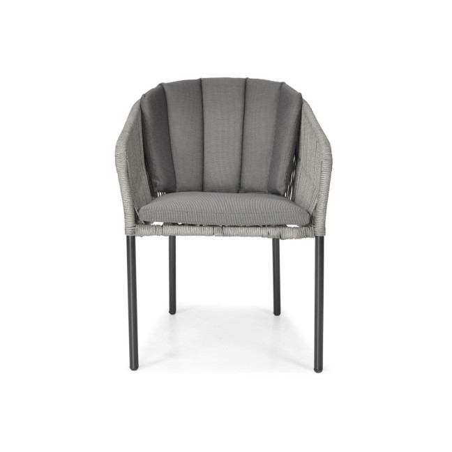 VICTORIA Rope Garden Chair - Black
