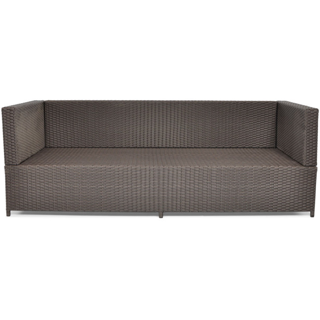 MALAGA 3-Person Rattan Garden Sofa | Rattan garden furniture, patio set, garden relaxation