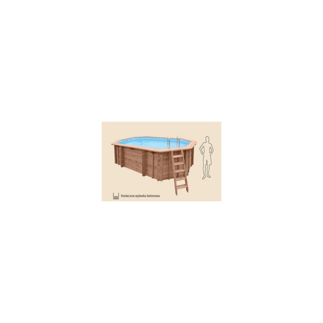 Lazurite wooden pool - hotel-style plunge for XL backyards & wellness zones