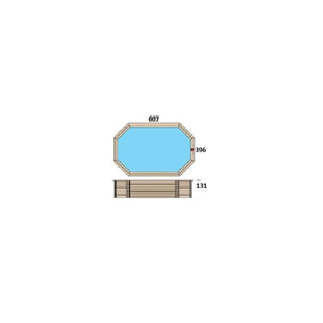Lazurite wooden pool - hotel-style plunge for XL backyards & wellness zones