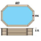 Lazurite wooden pool - hotel-style plunge for XL backyards & wellness zones