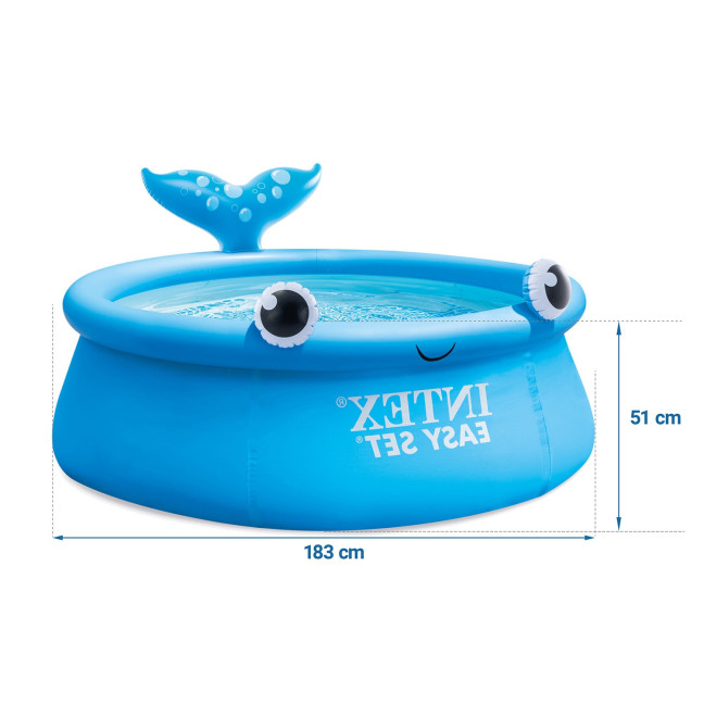 INTEX 26102 Ø 183 × 51 cm inflatable pool — instant backyard refreshment for kids & adults