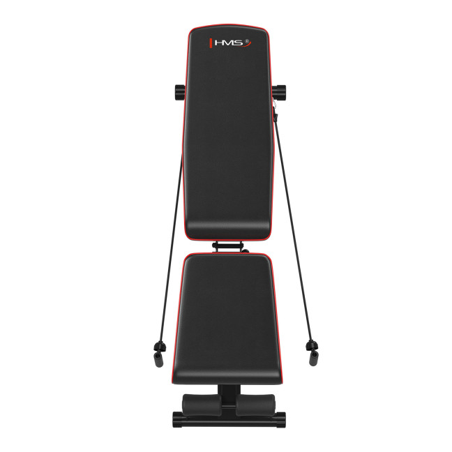 L1217 ADJUSTABLE EXERCISE BENCH WITH HMS CABLES
