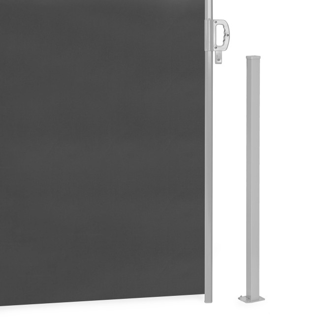 Foldable Side Awning MultiGarden 300x180 cm Anthracite - Privacy Screen for Terrace and Garden