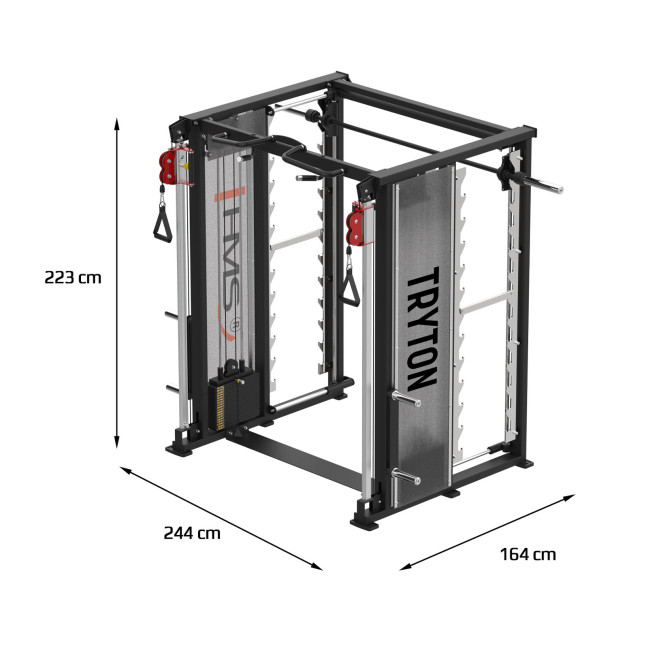 Tryton Overhead Crane with Double Hoist and Stacker Commercial HMS