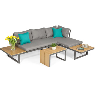 Kameleon Aluminum Garden Corner Sofa | Aluminum garden furniture, modern design