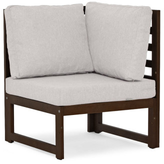 MALTA corner sectional not only impresses with its design, but also with its resistance. The plastic imitating rattan guarantees