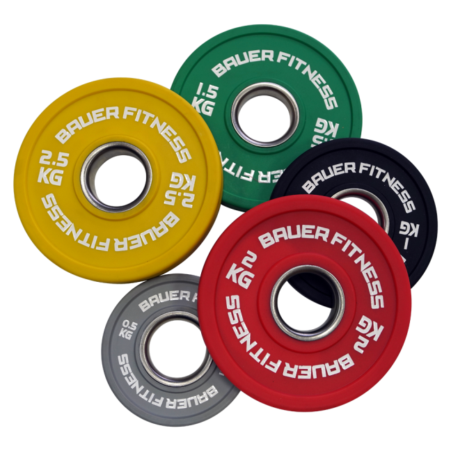 Fractional load set: 2x 0.5/ 1.0/ 1.5/ 2.0/ 2.5 kg