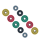 Fractional load set: 2x 0.5/ 1.0/ 1.5/ 2.0/ 2.5 kg