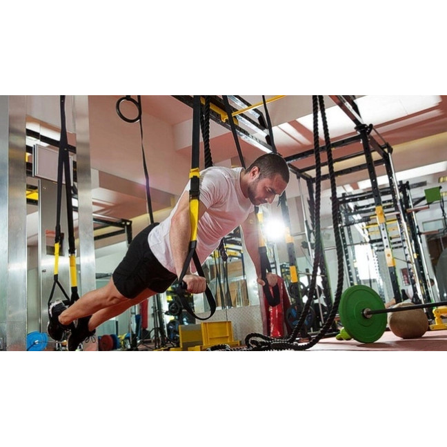 TRAINING TAPES FOR SUSPENSION EXERCISES - YELLOW - RXT