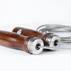 Boxing jump rope with steel cable