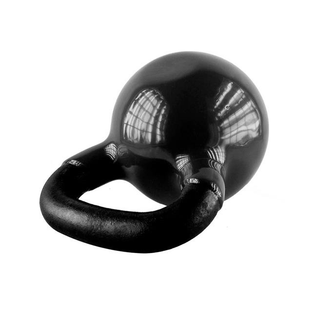KNV12 BLACK KETTLEBELL CAST IRON VINYL-COATED HMS