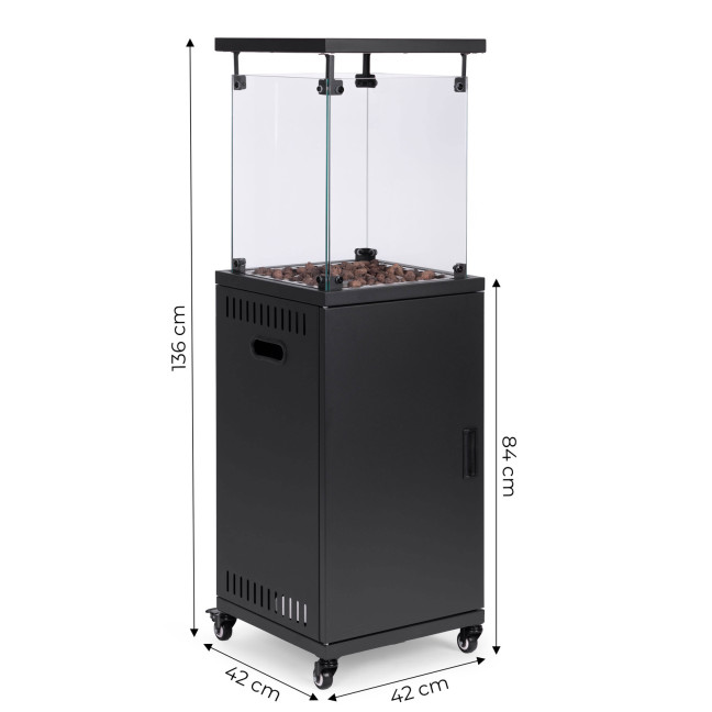 Gas Heater Patio Heater 13 kW Glass Garden | Garden furniture, relaxation, modern style