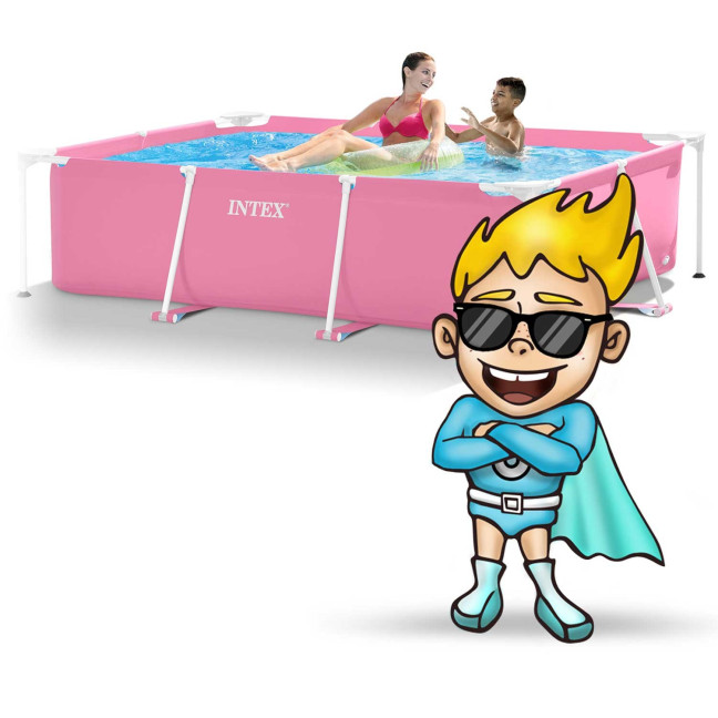 Garden Frame Pool INTEX 28266 - 220 x 150 x 60 cm, 2-in-1