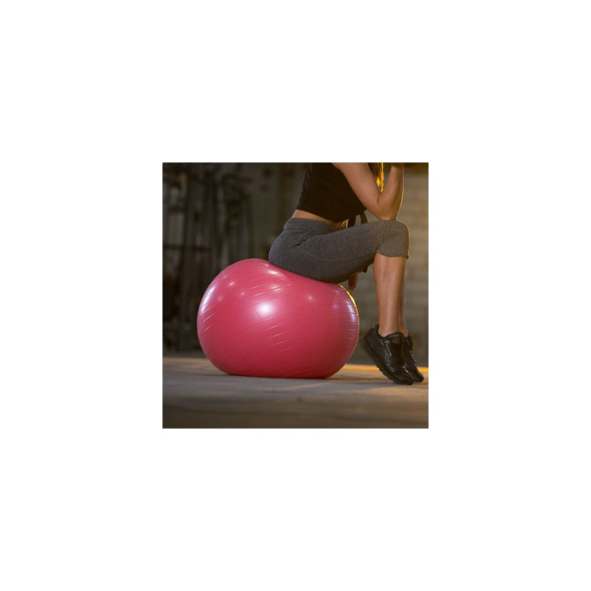 Anti-burst gymnastics ball